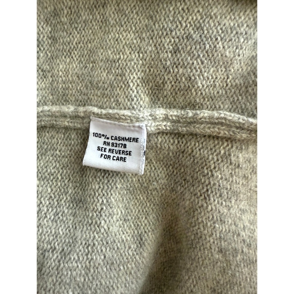 The Cashmere Project Gray 100% Cashmere Long Open Front Cardigan Small S - Picture 8 of 9